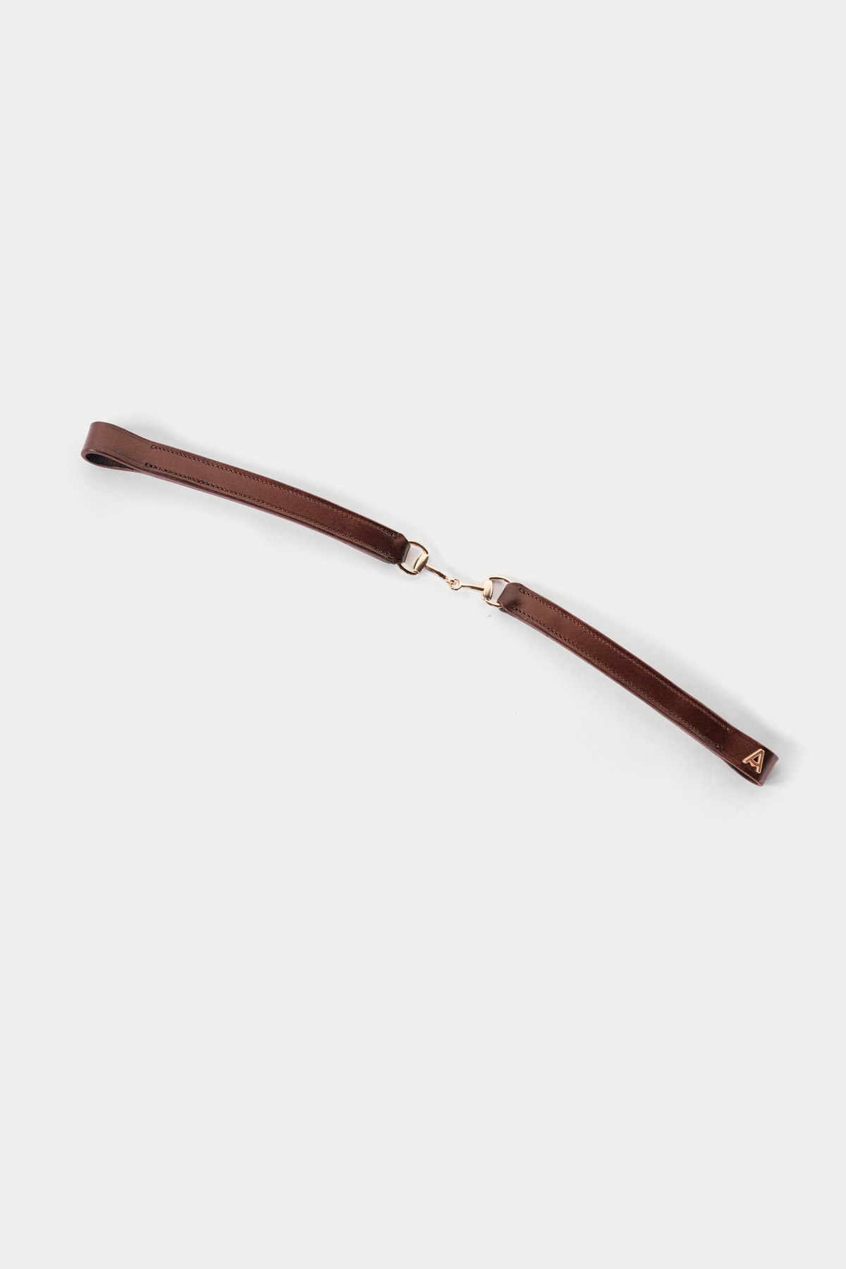 Amiko Essential Browband Classic Bit, Cognac