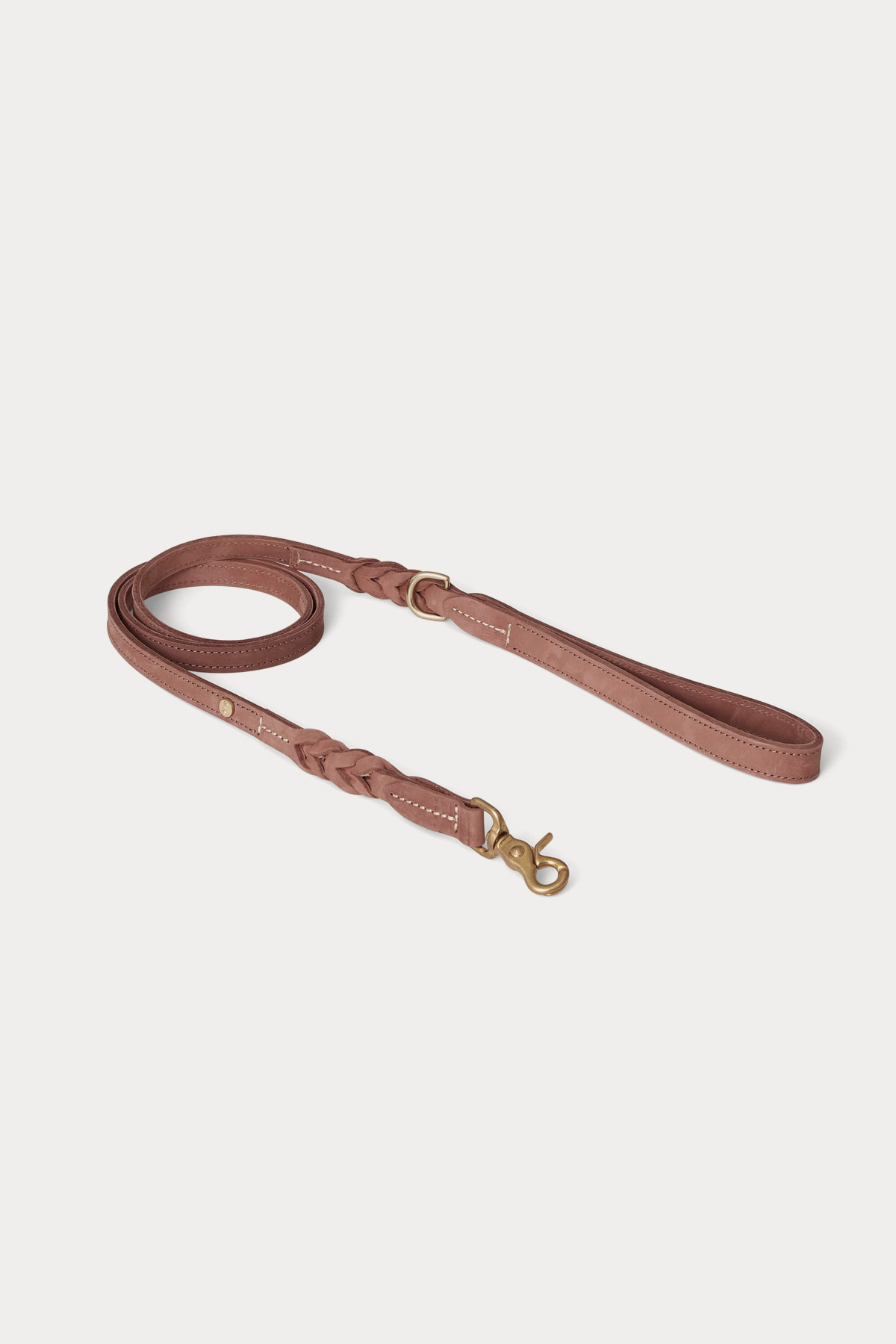 Denjo Dogs, Dog Lead Stockholm Leather Brown 155 cm