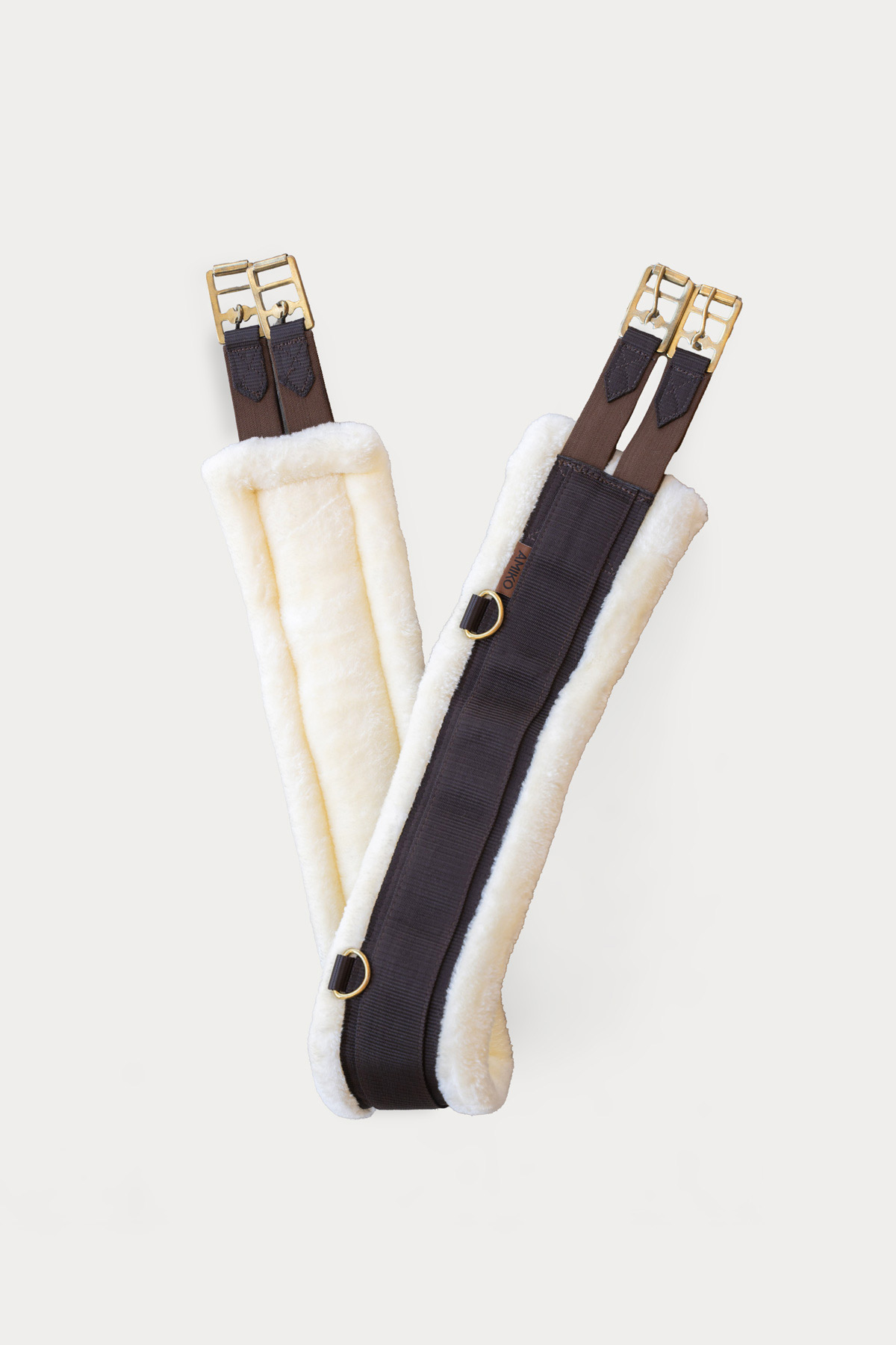 Amiko Essential Allround Girth Fur, Brown with Creme Fur