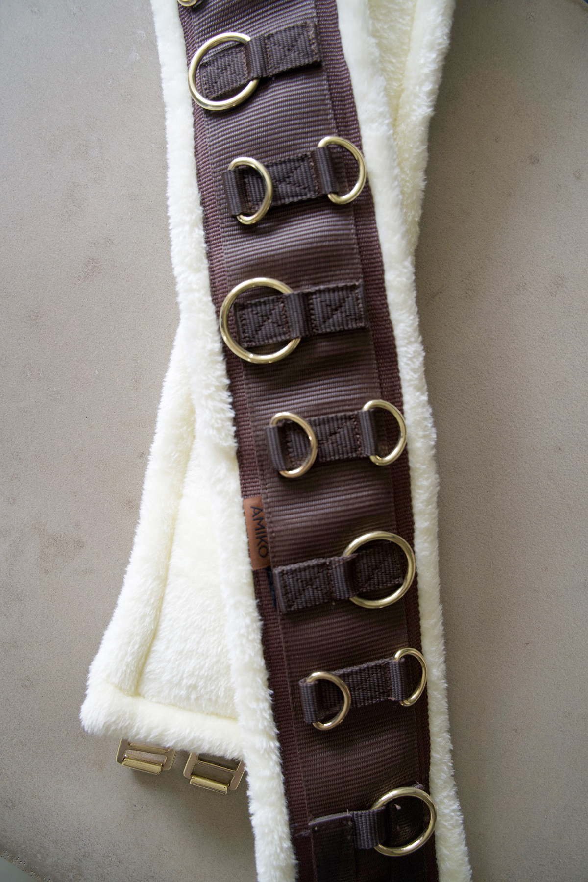 Amiko Essential Lunging Girth, Brown