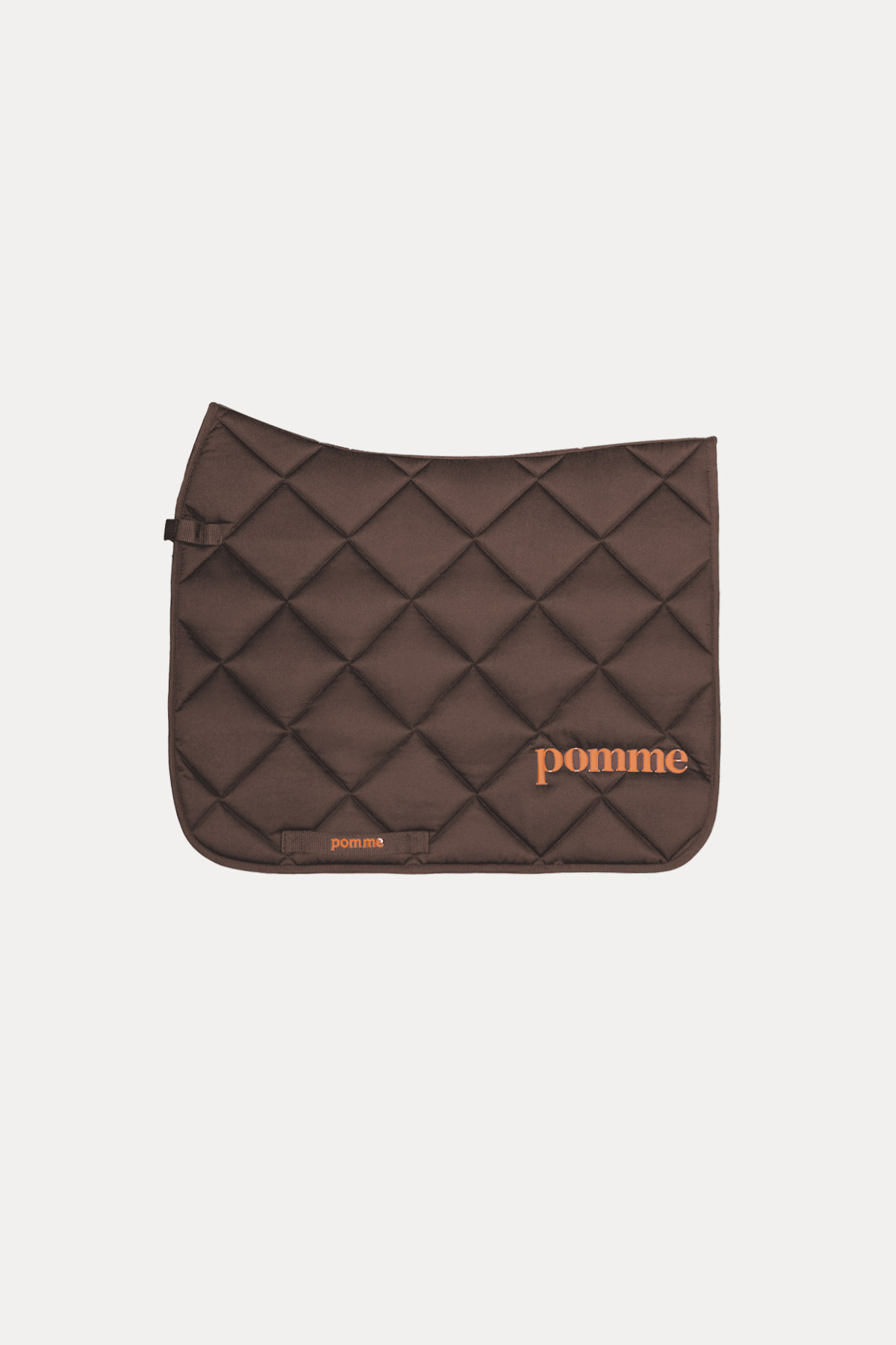 Pomme Saddle Pad Dressage, Brown/Orange
